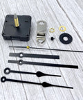 Quartz Long Shaft Clock Movement Kit For DIY Wall Clocks Easy Install, 31mm Shaft, 24.6mm Thread, with hands and mechanism