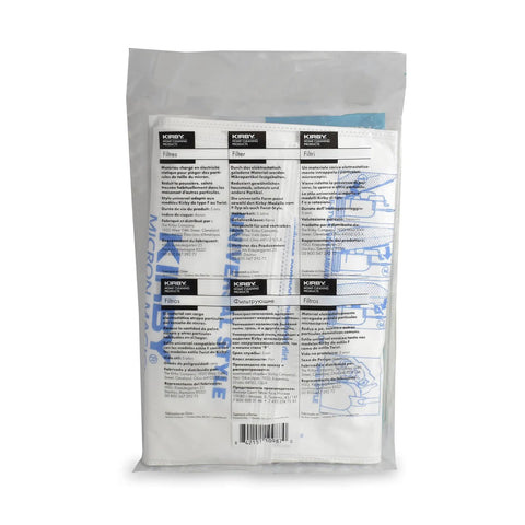 Micron Magic HEPA Filter Bags 2 Pack Genuine OEM Fits Avalir Sentria And G Series Vacuum Cleaners packaging front view