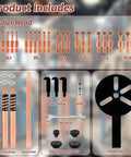 Badass 36 In 1 Bearing Puller Kit With Adjustable Jaw Heads For Blind Hole And Gear Removal To Make Stubborn Shaft Tasks A Total Piece of Cake For Car Guys And DIY Home Mechanics Needing Reliability And Easy Grip For Tough Everyday Jobs Now. bearing puller parts set with puller heads, rods, hook, socket, wrench, and disc