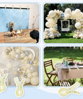 Heavy Duty Balloon Arch Clips In Pack Of Ten Beige Spring Towel Clips Fit 3.5 Inch Backdrop Stand on balloon arch and table