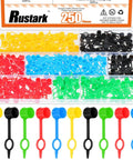 250Pcs Five Color Pro Grade Grease Fitting Cap Kit For Auto Cars And Motorcycles Zerk Fitting Covers Dust Caps in package