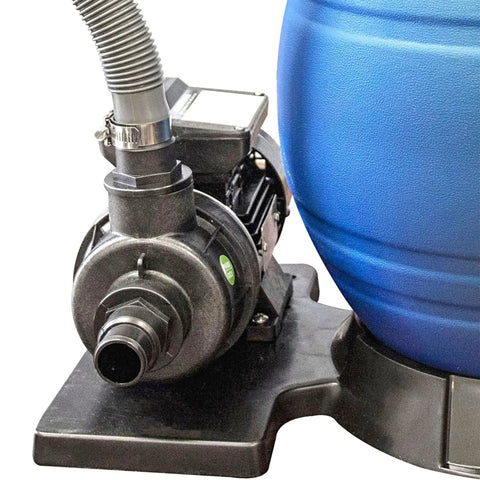 Above Ground Pool Pump 0.3 HP Hydro Flo Motor, 2220 GPH, 3450 RPM, 30 Ft Water Lift, Vertical Mount, Heavy Duty Pool Pump close-up