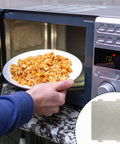 Using Two Pack Microwave Waveguide Covers Replacement 4.7 By 3.9 Inch Mica Sheets Heat Resistant Cut To Size in a microwave oven