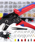 969 Piece Connector Pins Kit And Crimp Tool Set For Pro Grade DIY Friendly Automotive Electrical Wiring With 28 Terminal Pin Types And Wire Harness Seals displayed with tools and components.