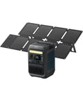 Solix C200X Portable Power Station With 60W Solar Panel 230Wh LiFePO4 Battery 300W Continuous Power And 600W Surge 140W Two Way Fast Charging