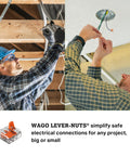 Top Shelf Hella Dependable 3 Conductor Wire Connectors For Solid Stranded Flexible Copper Cables No Sweat Wiring Space Saving Junction Box Splice Kit With Transparent Housing Compact Electrical Terminals 2500 Count Bulk Pack used by electricians for safe wiring connections.