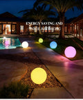 12 Inch LED Dimmable Light Ball That Floats For Pool And Home Use With Remote 16 Color RGB Waterproof Night Light