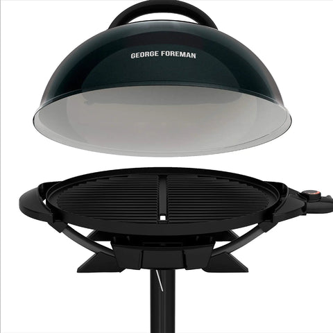 Go To Indoor Outdoor Electric Patio Grill With Removable Stand Apartment Friendly 15 Serving Capacity Nonstick Coating Easy Clean