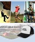 Lightweight Breathable Dad Hat For Men With Ventilated Crown And Fun No Crying On The Yacht Theme; sports and outdoor activities.