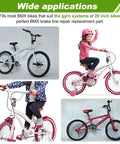 BMX bikes displaying Durable BMX Gyro Brake Cable Set Front And Rear With Spinner Rotor for 20 inch bikes