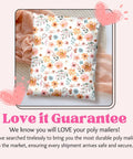 Boho Poly Mailers 10x13 Inch 100 Pack Bundle For Small Businesses And Boutiques Durable Lightweight Shipping Envelopes With Floral Design