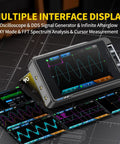 2-In-1 Handheld Oscilloscope With DDS Signal Generator, 50 MHz Bandwidth, 2 Channels, Portable 250 MS/s Sampling