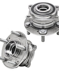 2Pc Rear Wheel Bearing Hubs Assembly For AWD Hyundai Veracruz 07 12, Santa Fe 07 20, Santa Fe Sport 13 18, Santa Fe XL 13 19, Kia Rondo 14 17, Sorento 11 15