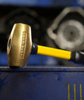 Brass Hammer 14 Inch 4 Lb Non Sparking Hammer With Fiberglass Handle And Double Faced Head USA Made Heavy Duty Mallet on surface