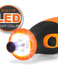 Close-up of cordless rotary tool kit with 7.2V Li Ion power, featuring variable speed and built-in LED light collar.
