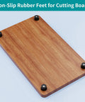 No Slip Rubber Feet For Cutting Boards With 304 Stainless Steel Screws 144 Pcs Two Sizes Screw On Bumpers Pads on board