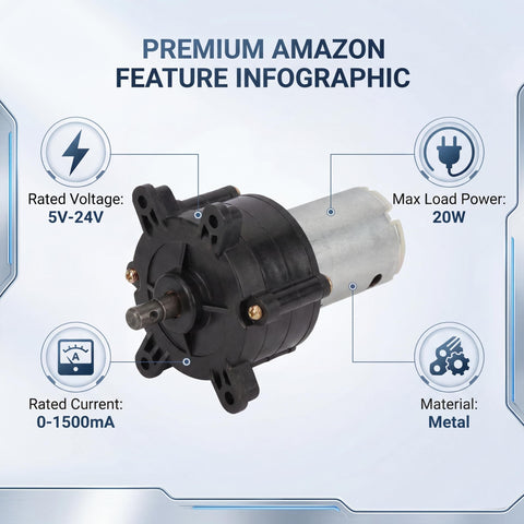 Hand Crank 12V Dynamo Generator For Off Grid Power, portable metal motor with voltage of 5V-24V and 20W max load power.