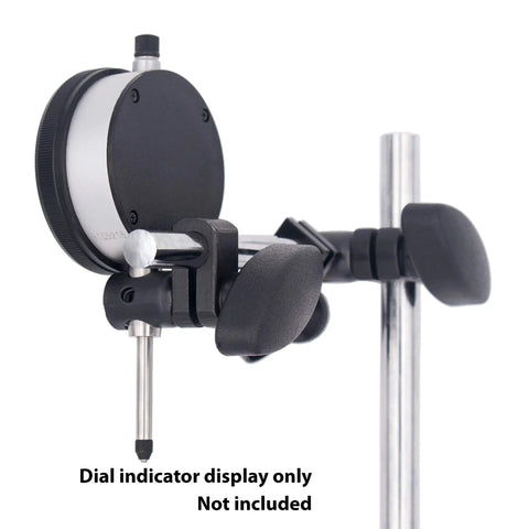 Heavy Duty Magnetic Base Stand For Digital Dial Indicator Gauge With Dual Adjustable Arms And 176 Lb Max Pull On Off Magnet V Shape Base Perfect For Metalworking Shops