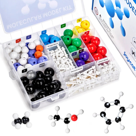 238 Piece Molecular Model Kit For Organic And Inorganic Chemistry Hands On Realistic Atom Bond Building Set