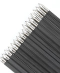 Archery Field Points Set 24 Pcs 60 80 100 120 Grain Insert Tips For 4.2mm Shafts in stainless steel arrangement