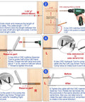 Marine Grade T316 Stainless Steel 120 Pack Left And Right Handed Swage Lag Screws For Wood Posts One Eighth Inch Cable Deck And Stair Railing Kit Includes Drill Bit And Spanner Tools installation guide