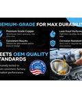 Copper Oil Drain Plug Washers 12mm Crush Gaskets For Leak Proof Sealing Oil Plug Seal Kit For BMW quality durability features chart