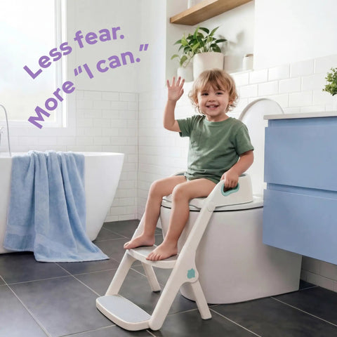 Heavy Duty Potty Training Seat And Step Stool For Toddlers Features Rock Solid Anti Slip Grip Extended Splash Guard Easy Foldable Frame Hassle Free Setup Smooth Transition To Regular Toilets