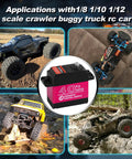 Beefy 40 Kg High Torque RC Steering Servo Waterproof For 1 Eight Scale 1 Ten Scale And 1 Twelve Scale Cars showcased with RC vehicles.