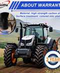 Tractor with Six Piece Heavy Duty PTO And Hitch Lynch D Shape Pins Kit, made of high strength carbon steel with zinc plating