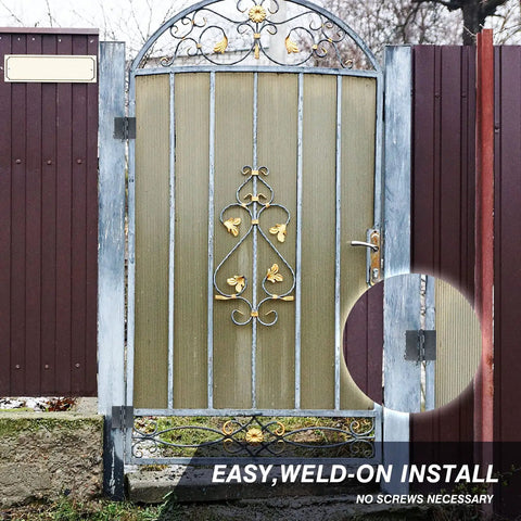 Heavy Duty Weld Hinges 32 Pack 3 Inch Steel Butt Hinges For Gates And Doors Corrosion Resistant Rust Proof 12 Gauge Thick