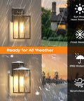 Dusk To Dawn Exterior Wall Sconce With Built In Photo Sensor straight up reliable outdoor porch light for front patio weather tough during rain and snow.