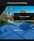 All In One 16 Channel 4K PoE Security Camera System With Face Recognition And AcuSearch AI Detection, privacy and motion areas