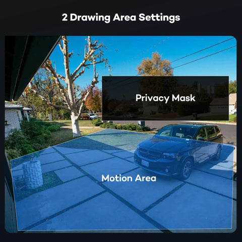 All In One 16 Channel 4K PoE Security Camera System With Face Recognition And AcuSearch AI Detection, privacy and motion areas