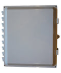 Polycarbonate Enclosure Built Tough With Hinged Locking Opaque Cover For Industrial Controls 14 X 12 X 6 Inches IP68 UL 508A UL 50E