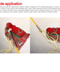 Wide application of 128 Ft Fish Tape Wire Puller For Wall And Ceiling Wiring With Fastener for electrical installations in walls.