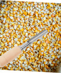 Stainless Steel Grain Sampler Tool With Wooden Handle Durable Sampling Probe For Wheat Rice Corn Sorghum And Other Grains