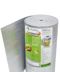 SmartSHIELD foam-core reflective insulation roll with aluminum foil facing, 24x25 ft
