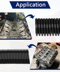 Application of Built Tough Cylinder Head Stud Bolt Kit Featuring 12 Point Design for Chevy LS1, LS3, LS6 engines during installation.
