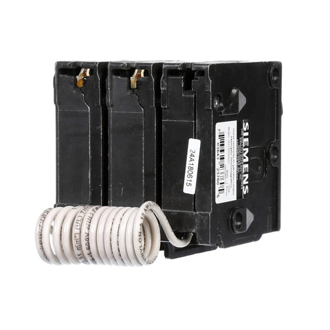 Heavy-Duty 100 Amp 120 240 Volt MP-T Double-Pole Circuit Breaker With 120 Volt Shunt Trip, UL Listed, external side view