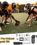 61 Piece Hockey And Football Helmet Repair Kit With J Clips R Clips Gaskets Nuts Screws Chin Strap Adapters And Screwdriver