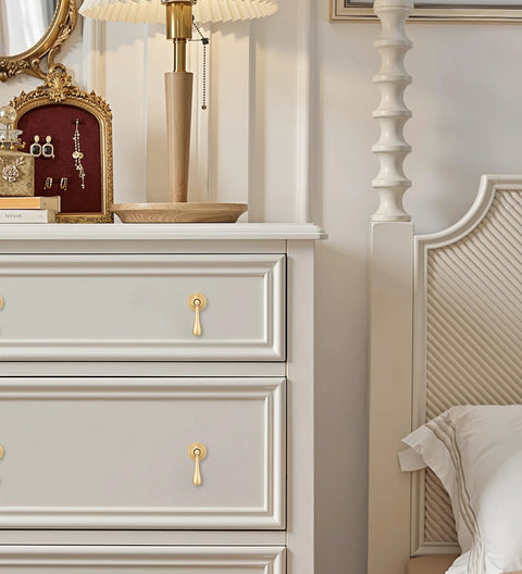Bedroom dresser with Solid Brass Cabinet Knobs 2 Pack In Brushed Gold Finish, modern pendant pulls on drawers