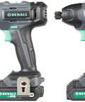 20V Cordless Drill And Impact Driver Combo with 2X 2.0Ah Batteries, ideal for DIY projects, cross compatible with PWRCORE 20 tools.