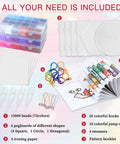 Fuse Beads Craft Kit With 15000 Beads In 72 Colors 5mm Beads Includes Pegboards Melting Beads Ironing Paper Tweezers Colorful Hooks And A 24 Compartment Storage Box Great For Christmas Gifts And Home School Arts And Crafts Projects layout overview.