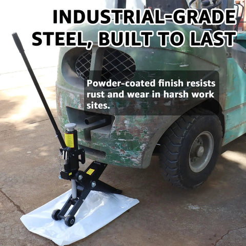 Heavy Duty Forklift Service Jack With 4 Ton Capacity 8000 Lb Low Profile Hydraulic Floor Jack for Forklift and Truck Maintenance