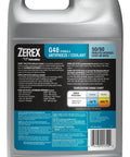 Top Shelf Heavy Duty G48 Antifreeze And Coolant Ready To Go 50 50 Mix Low Silicate in a gallon jug with detailed label.