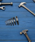 Ultimate 8pc Steel Screw And Bolt Extractor Kit For Stripped Fasteners Removal, Tough Hex Driver Set To Rescue Damaged Screws And Bolts In Your Garage Or Home Shop Without Breaking A Sweat Today, steel extractor bits on blue surface
