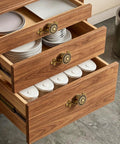 Gold Brass Cabinet Knobs Set Dope Retro Mushroom Drawer Pulls With Backplates Boss Dresser Handles For Kitchen Cabinets Cupboards Wardrobes Easy Install 8 Pack Classic Charm on wooden drawers