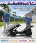 Electric Drift Go Kart For Kids 6 And Up With 24V 800W Power And Adjustable Seat for Different Heights