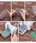 Five Set Of Thirty Six Bookmark Die Cuts And Tag Dies With Embossing Stencils For Scrapbooking Card Making And DIY Crafts