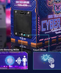 Cyber City Book Nook Kit For Adults Wooden 3D Puzzle Bookend featuring auto-sensing and touch mode LED controls